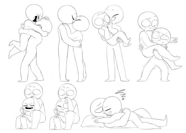 Детские позы для рисования