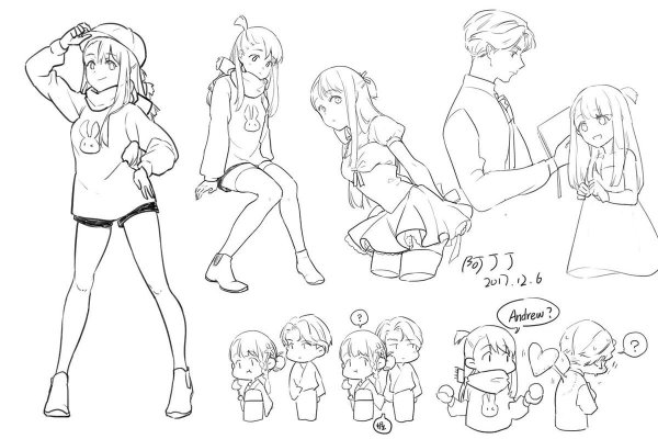 Манекены для рисования позы