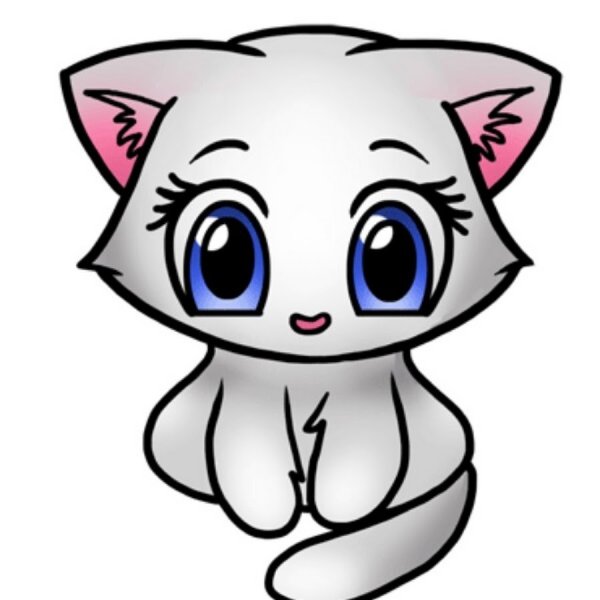 Котенок. Раскраска