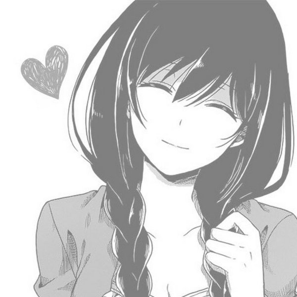 Аниме ухмылка девушка