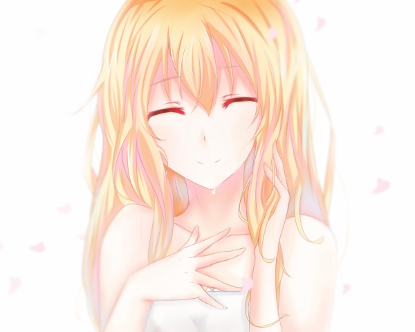 Каори Миядзоно улыбается