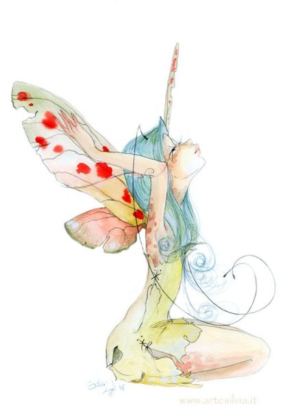 Эльфы акварелью