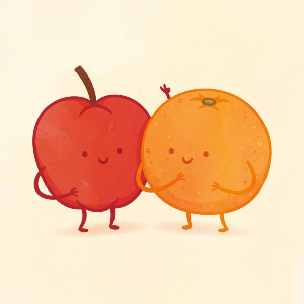 Рисунки для срисовки фрукты