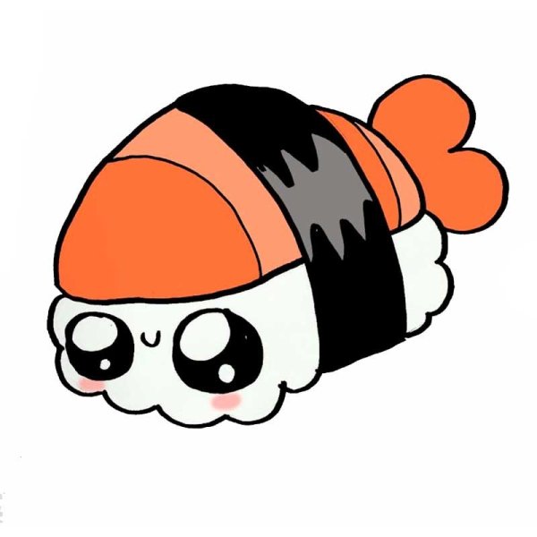 Милые суши с глазками