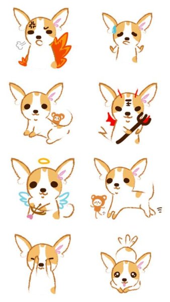 Чиби животные собаки чихуахуа