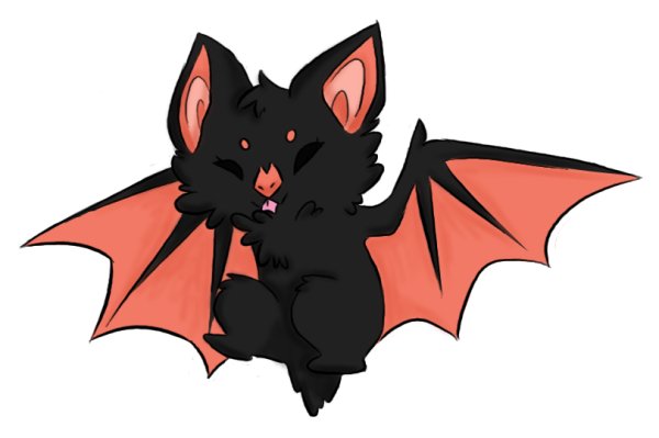 Анимешная летучая мышь