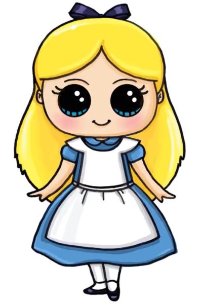 Милые куколки для срисовывания