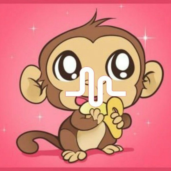 Милая обезьянка рисунок