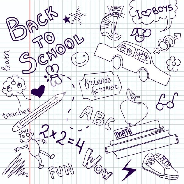 Рисунки простые несложные