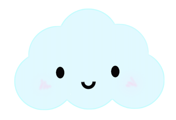 Милое облачко рисунок