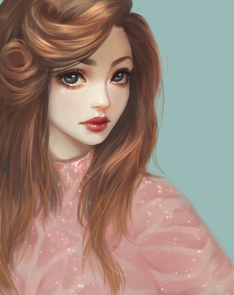 Красивые девушки мультяшные