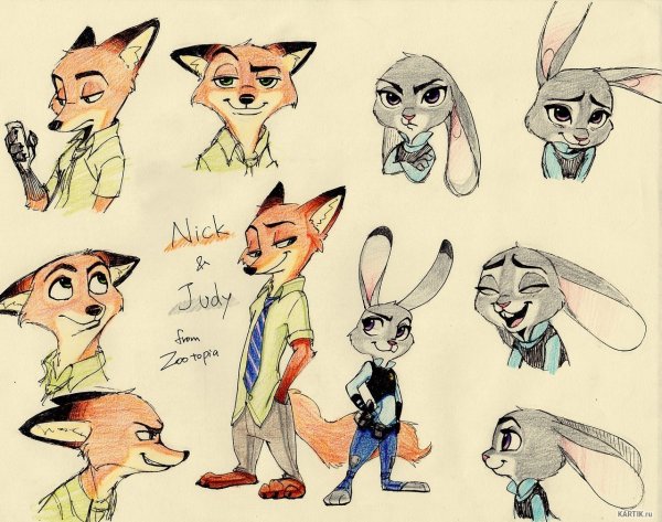 Джуди Хоппс скетч