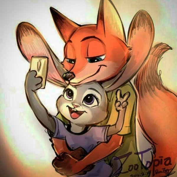 Зверополис ник и Джуди