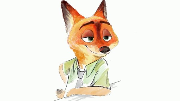 Лис из Зверополиса рисунок