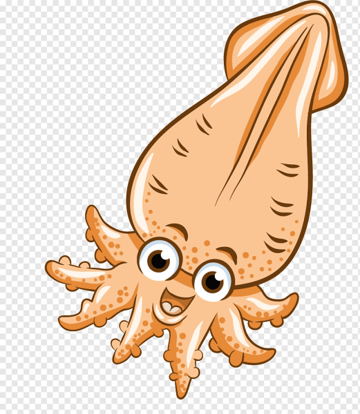 Кальмар из мультика