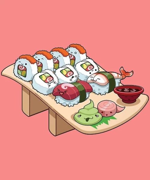 Суши мультяшные