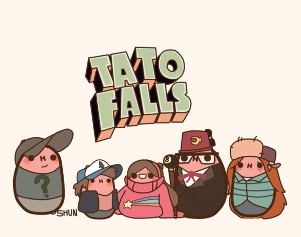 Билл шифр и Мэйбл из Гравити Фолз