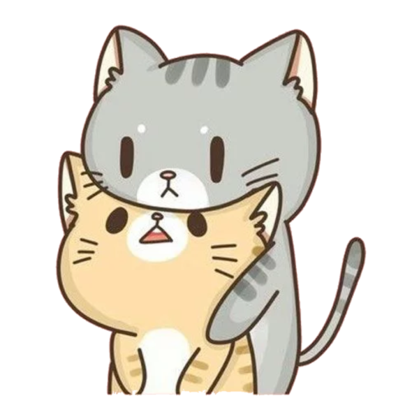 Cutie Cat Стикеры телеграмм