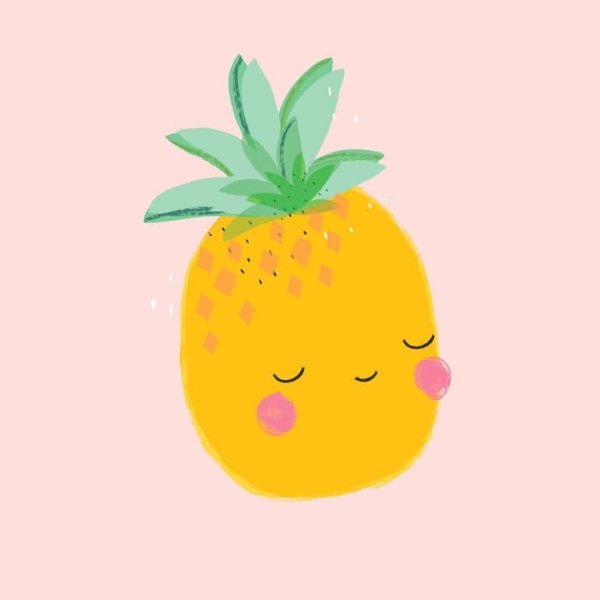 Кавайные фрукты и овощи