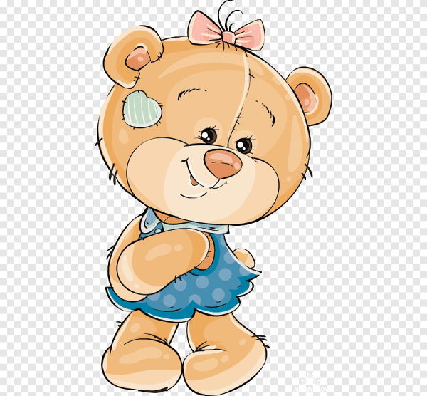 Медвежонок мультяшный