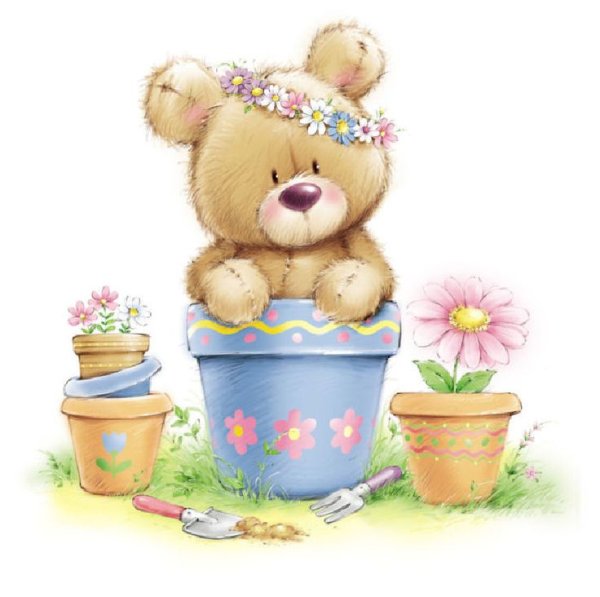 Мишки от художника Марины Федотовой.