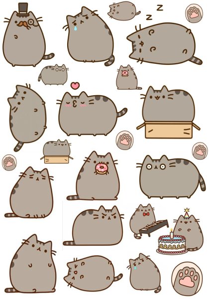 Стикеры Пушин Кэт