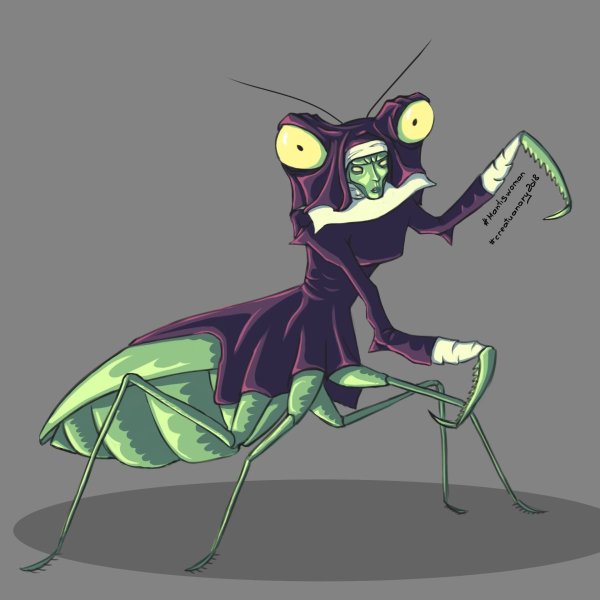 Мефистофель богомол