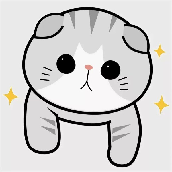 Милый мультяшный котик