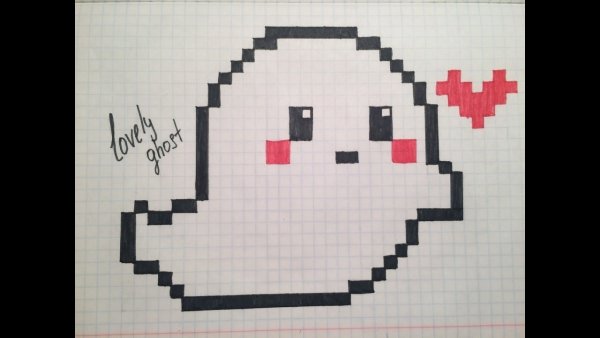 Рисунки по клеточкам Пандочка