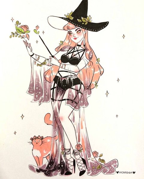 Vickisigh Art ведьмочка