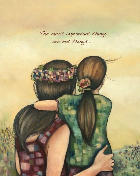 Милый рисунок для мамы