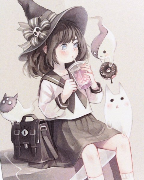 Милые ведьмочки арт