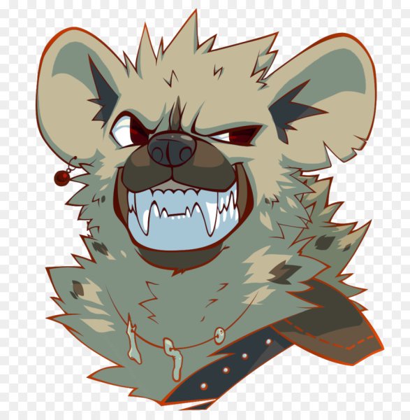 Гиена рисунок