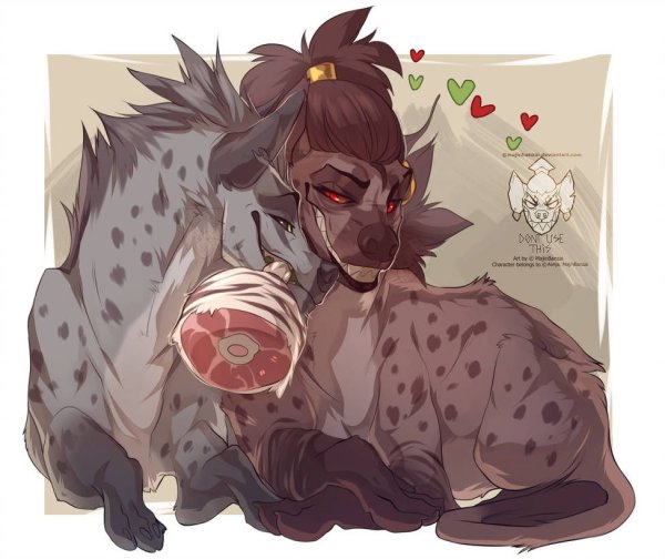 Гиена арт референс