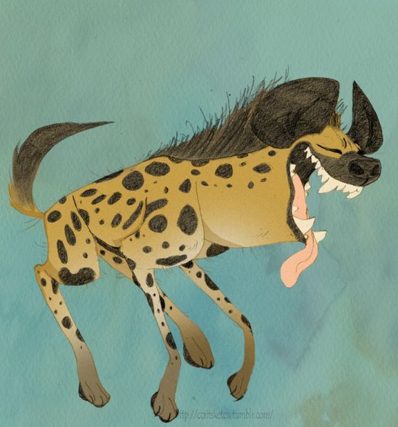 Стилизованная гиена