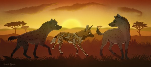 Король Лев гиены арт