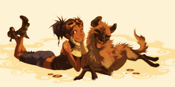 Гиена арт аниме