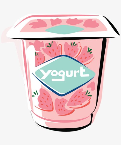 Йогурт рисунок