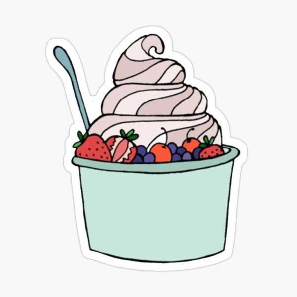 Картина йогурта для детей