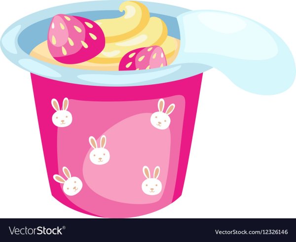 Нарисовать йогурт