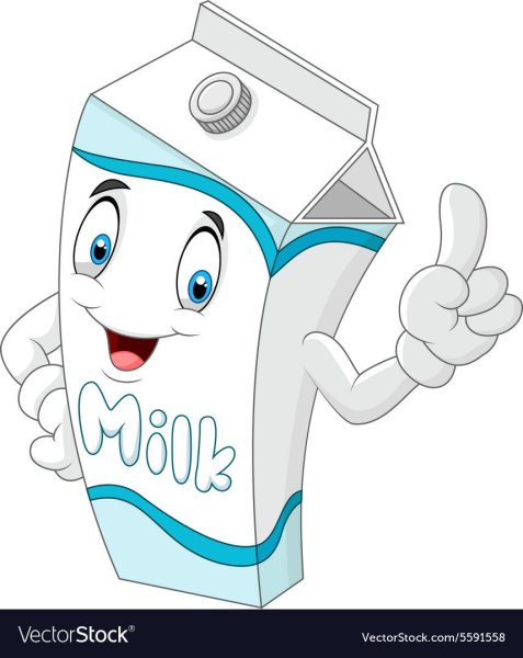 Молочная продукция мультяшная