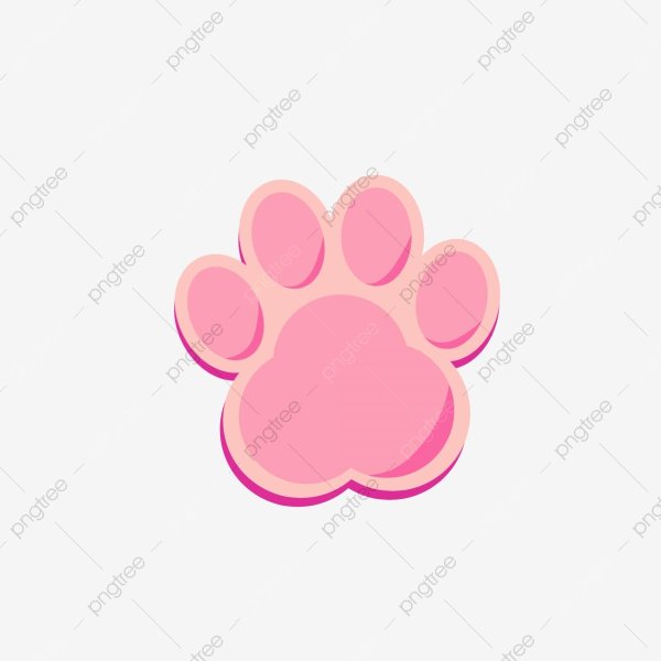 Розовые кошачьи лапки