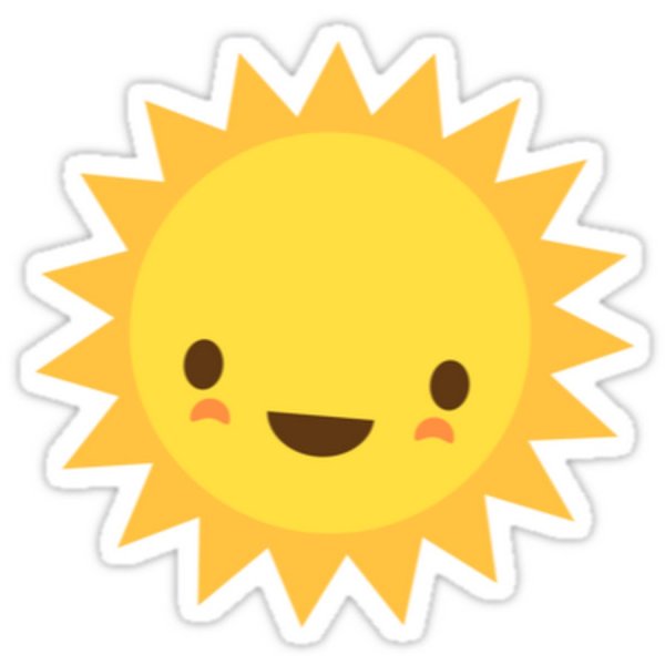 Наклейки "солнышки"
