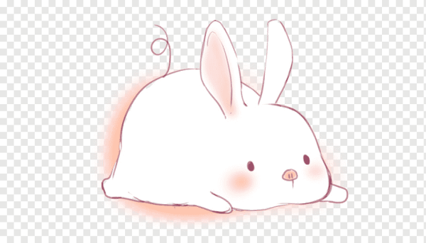 Милый кролик мультяшный