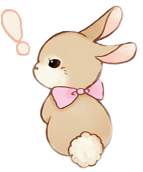 Милый зайчик рисунок