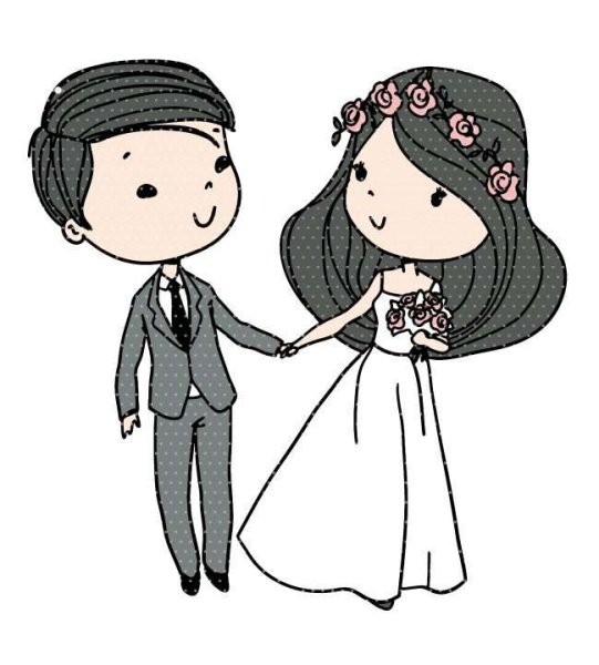 Милые рисунки на свадьбу