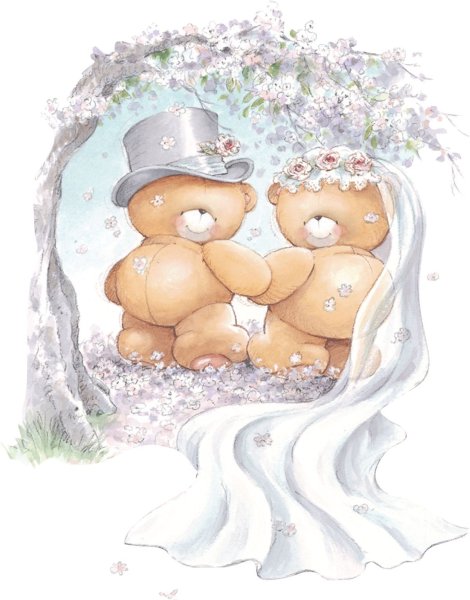 С годовщиной свадьбы мишки