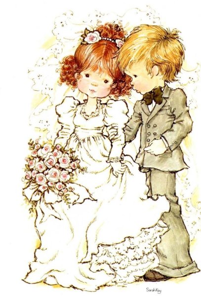 Свадебные рисунки для декупажа