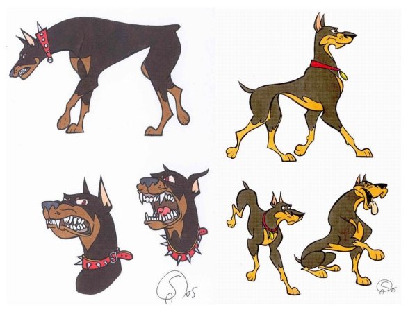 Референс собаки Доберман