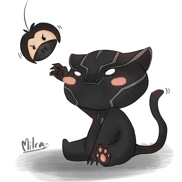 Черная пантера Чиби